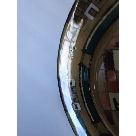 1908 Buffalo Pottery Ye Village Gossips W. Foster Deldare Ware Underglase Plate - Picture 5 of 8